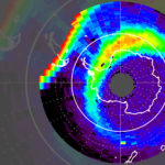 satellite image of space weather